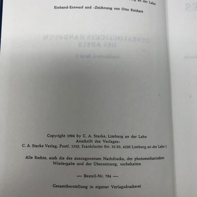 Genealogisches Handbuch Des Adeles & Adelslexikon.