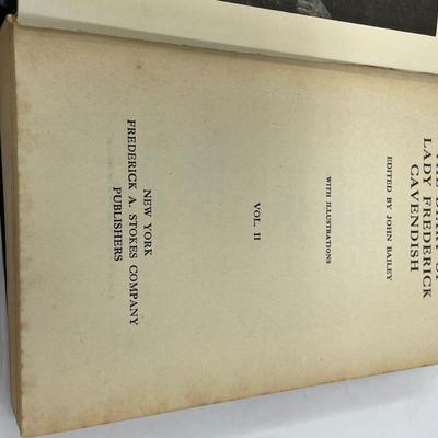 John Bailey: The Diary of Lady Frederick Cavendish. 1927 Edition. Vol 2 only