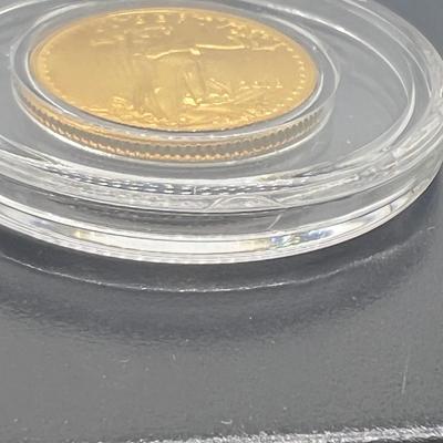 1/10 oz. GOLD 2018 American Eagle Gold Coin In Case