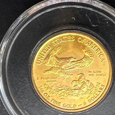 1/10 oz. GOLD 2018 American Eagle Gold Coin In Case