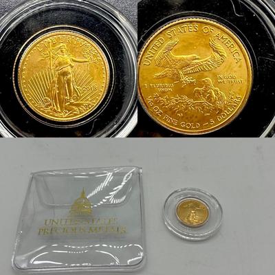 1/10 oz. GOLD 2018 American Eagle Gold Coin In Case