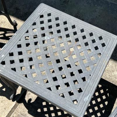 Trio (3) Metal Patio Set