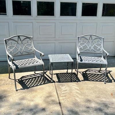 Trio (3) Metal Patio Set