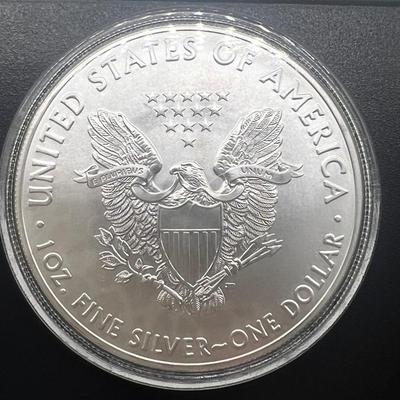 Lot of 2- 2017 1 oz American Silver Eagle Coins