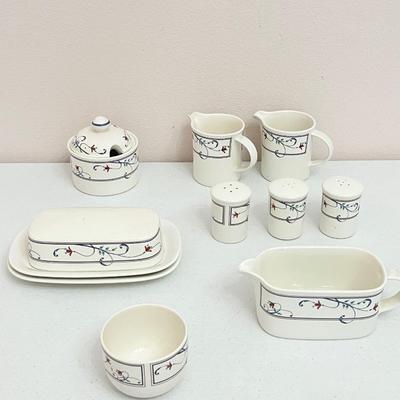 MIKASA ~ Annette ~ Lot Of 51 Miscellaneous Pieces Of Dinnerware