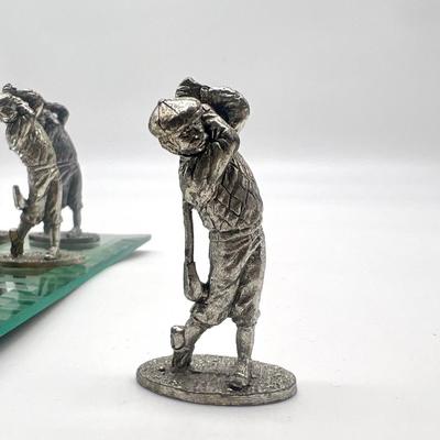 Pewter Golf Tic Tac Toe Game