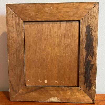 Small Vintage Original Oil Painting Gold GildFrame