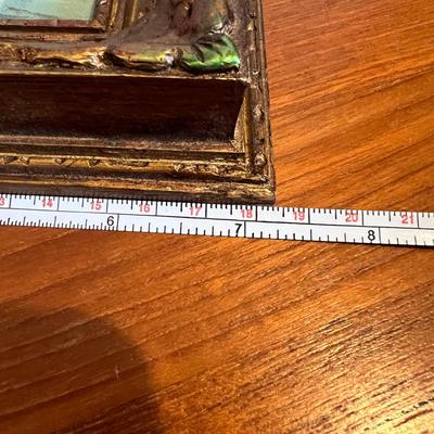 Small Vintage Original Oil Painting Gold GildFrame