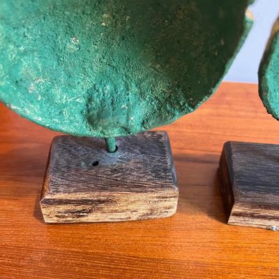 2 Antique/Vintage African Sculpture Masks Art