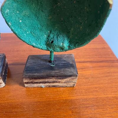 2 Antique/Vintage African Sculpture Masks Art