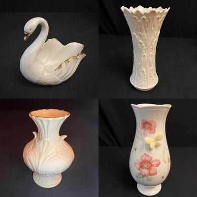 Lenox Porcelain Swan, Vase & More (DR-RG)