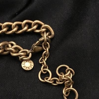 Gold tone J Crew statement necklace