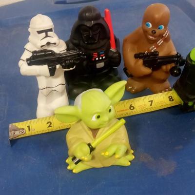 LOT 68 FOUR WALT DISNEY STAR WARS FIGURES