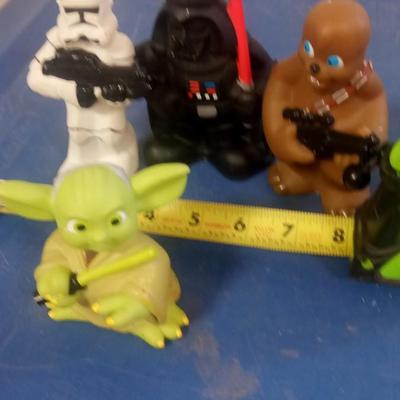 LOT 68 FOUR WALT DISNEY STAR WARS FIGURES
