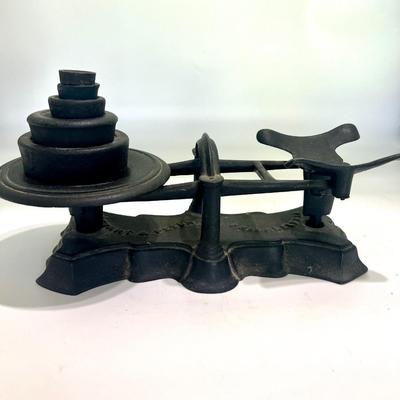 Antique Scale Cast Iron, Stuart & Peterson Philadelphia