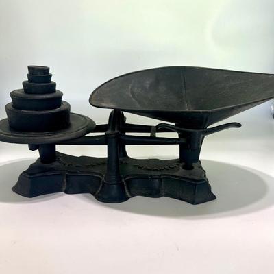 Antique Scale Cast Iron, Stuart & Peterson Philadelphia