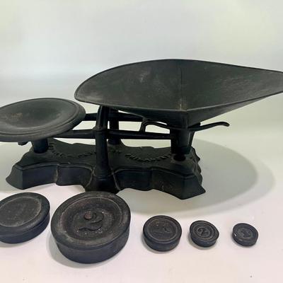 Antique Scale Cast Iron, Stuart & Peterson Philadelphia