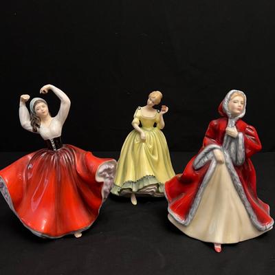 Rachel, Karen & Paula Royal Doulton Figurines (DR-RG)