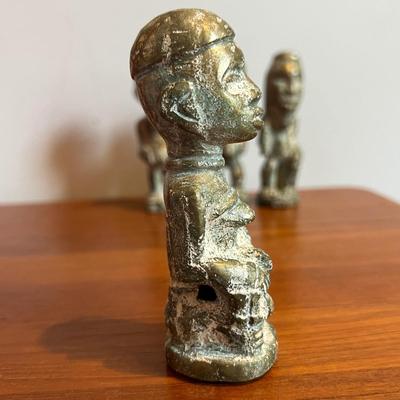 4 Antique/Vintage Anthropomorphic Sculptures Figurines
