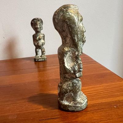 4 Antique/Vintage Anthropomorphic Sculptures Figurines