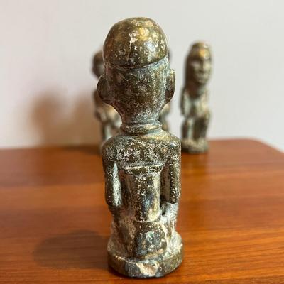 4 Antique/Vintage Anthropomorphic Sculptures Figurines