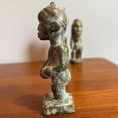 4 Antique/Vintage Anthropomorphic Sculptures Figurines