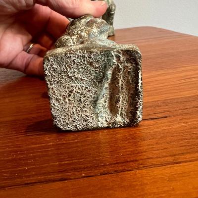 4 Antique/Vintage Anthropomorphic Sculptures Figurines