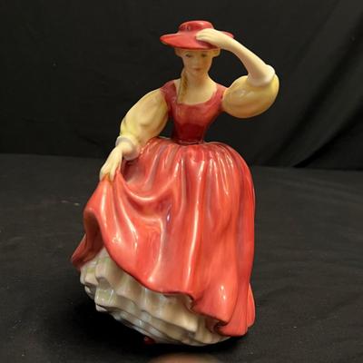 Four Royal Doulton Bone China Figurines in Red (DR-RG)