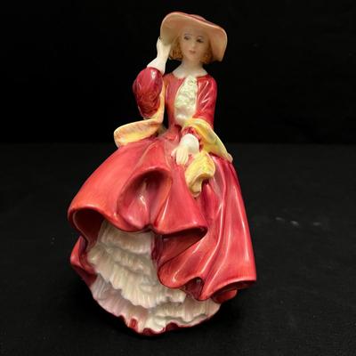 Four Royal Doulton Bone China Figurines in Red (DR-RG)