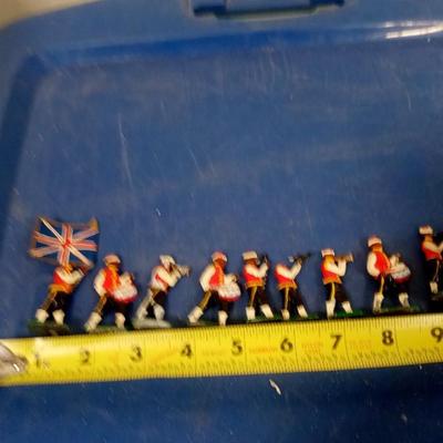 LOT 78 TEN OLD METAL BAND MEMBERS