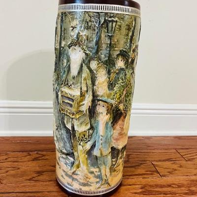 Large 3D Paper Mâché Signed