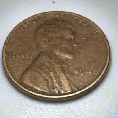 1946 P Penny ERROR (L) on Liberty 3.1 G