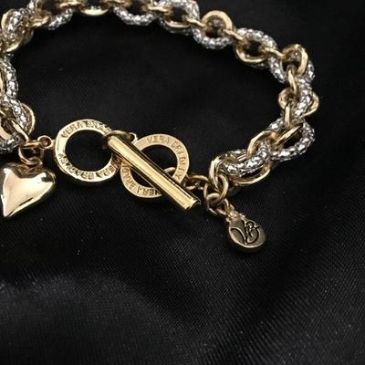 Vera Bradley gold tone chain bracelet