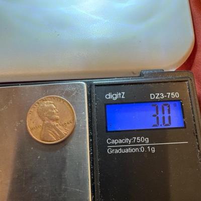 1944 P Penny error L on Liberty 3.0