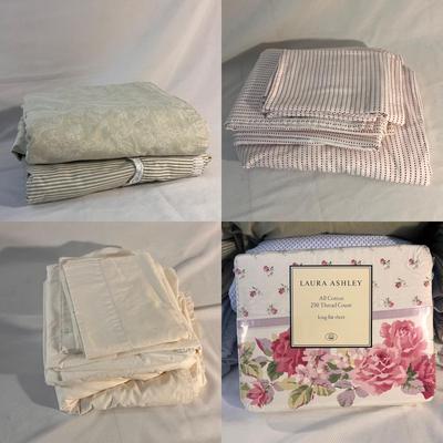 Michael Kors, Laura Ashley & More King Size Sheets (B1-DZ)