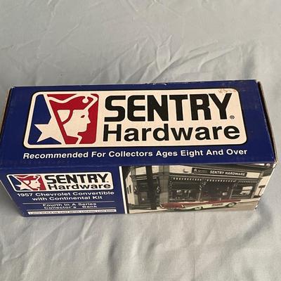 1957 SENTRY HARDWARE CHEVROLET CONVERTIBLE DIE-CAST BANK