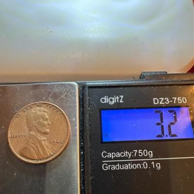 1945 P Penny error L on liberty 3.2 XVF