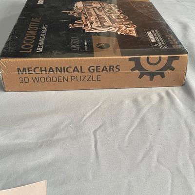 ROKR LOCOMOTIVE MECHANICAL GEAR 3D WOODEN PUZZLE