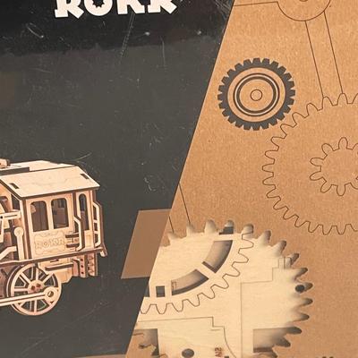 ROKR LOCOMOTIVE MECHANICAL GEAR 3D WOODEN PUZZLE