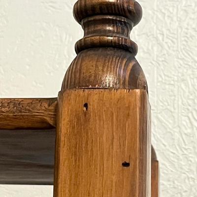 Solid Wood Six (6) Shelf Bookcase