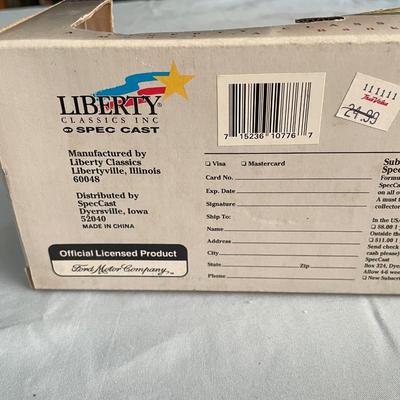 LIBERTY CLASSIC MODEL “A” FORD DIE-CAST BANK