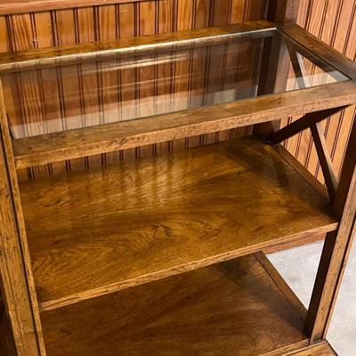 Solid Wood Five (5) Shelf Bookcase