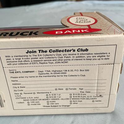 1955 ERTL PICK UP TRUCK DIE-CAST BANK