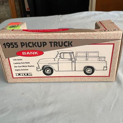 1955 ERTL PICK UP TRUCK DIE-CAST BANK
