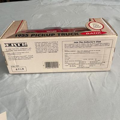 1955 ERTL PICK UP TRUCK DIE-CAST BANK