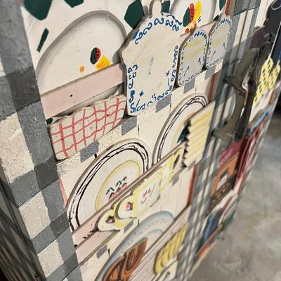 Adorable Wooden Country Eight (8) Compartment Cabinet ~*Read Details
