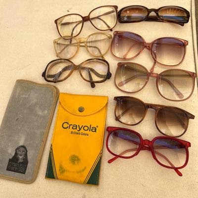 Vintage Women’s Eyeglasses Sunglasses Lot - France, Italy, Crayola