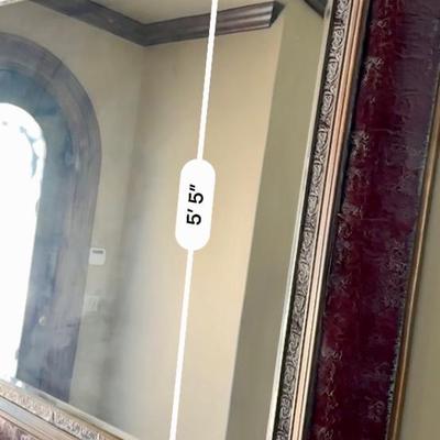Large scale Framed mirror (measurements in photos)