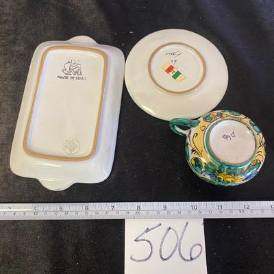 Vintage Italy Pottery