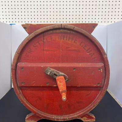 Antique Wooden Countertop 7 gallon Butter Churn